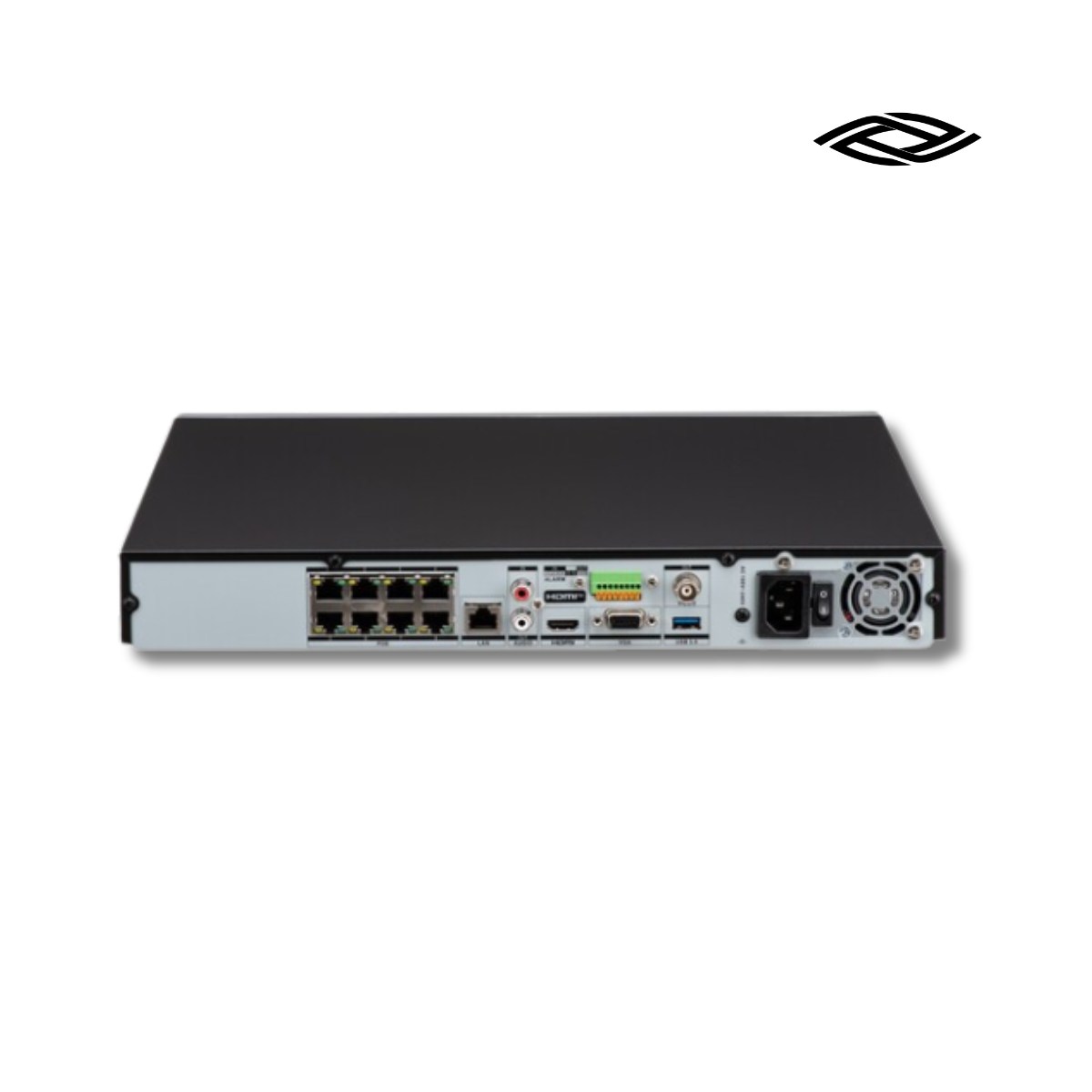 Hikvision DS-7608NXI-K1/8P 8 Channel 4K AcuSense PoE NVR with 8 PoE Ports