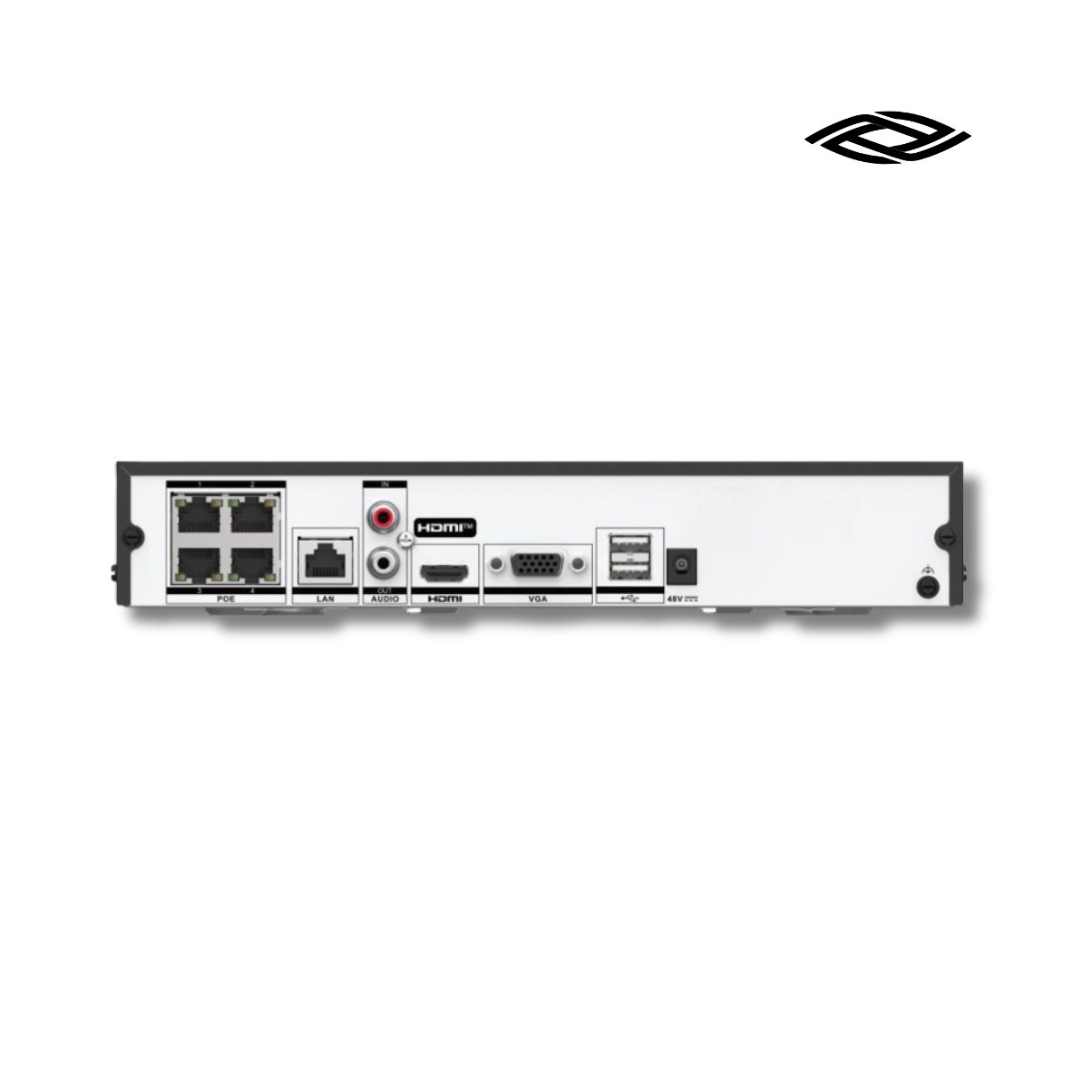 HiLook NVR-104MH-C/4P 4 Channel 8MP PoE NVR with Motion Detection 2.0